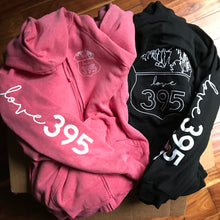 Unisex Logo Zip Hooded Sweatshirt (Pomegranate)