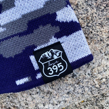 Camo beanie w/ Love 395 logo label (various colors)