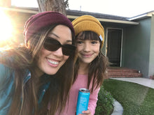 Knit "love 395" Scrunch Beanie (various colors)