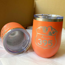 12oz. Tumbler, laser etched (various colors)