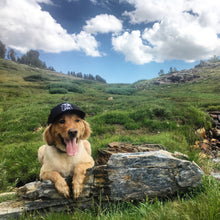 Embroidered Logo Trucker Hat, Black