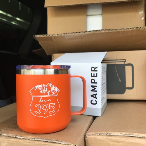 Camper Insulated Mug, Orange