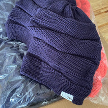 Knit "love 395" Scrunch Beanie (various colors)