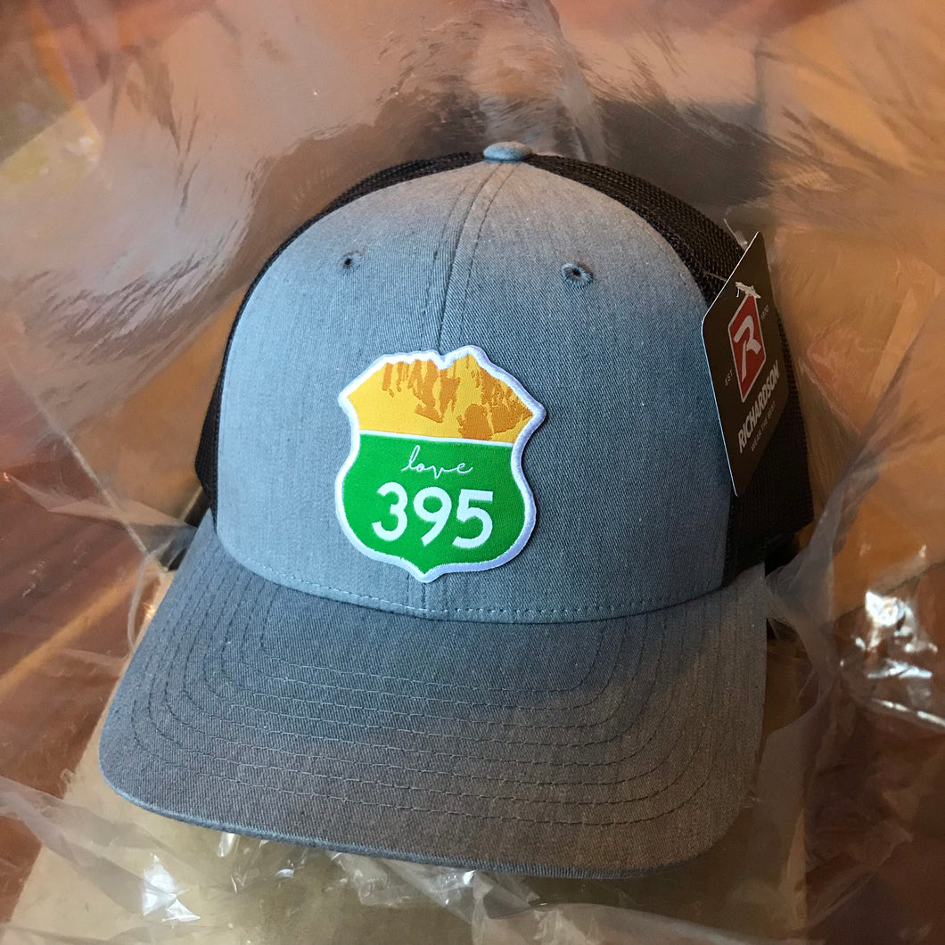 Trucker Hat - Heather Grey & Dark Charcoal with logo patch