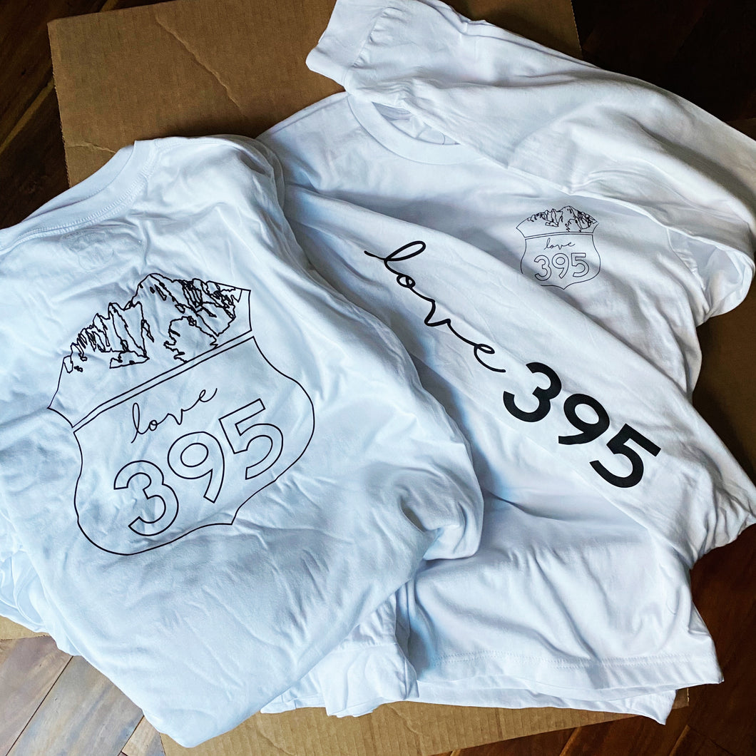 Adult long-sleeve tee (White or Black)