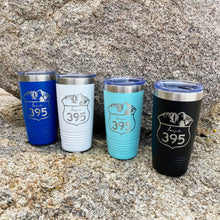 20oz. Tumbler, laser etched (various colors)