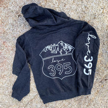 Youth Logo Zip Hoodie (charcoal and mint)