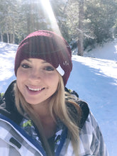 Knit "love 395" Scrunch Beanie (various colors)