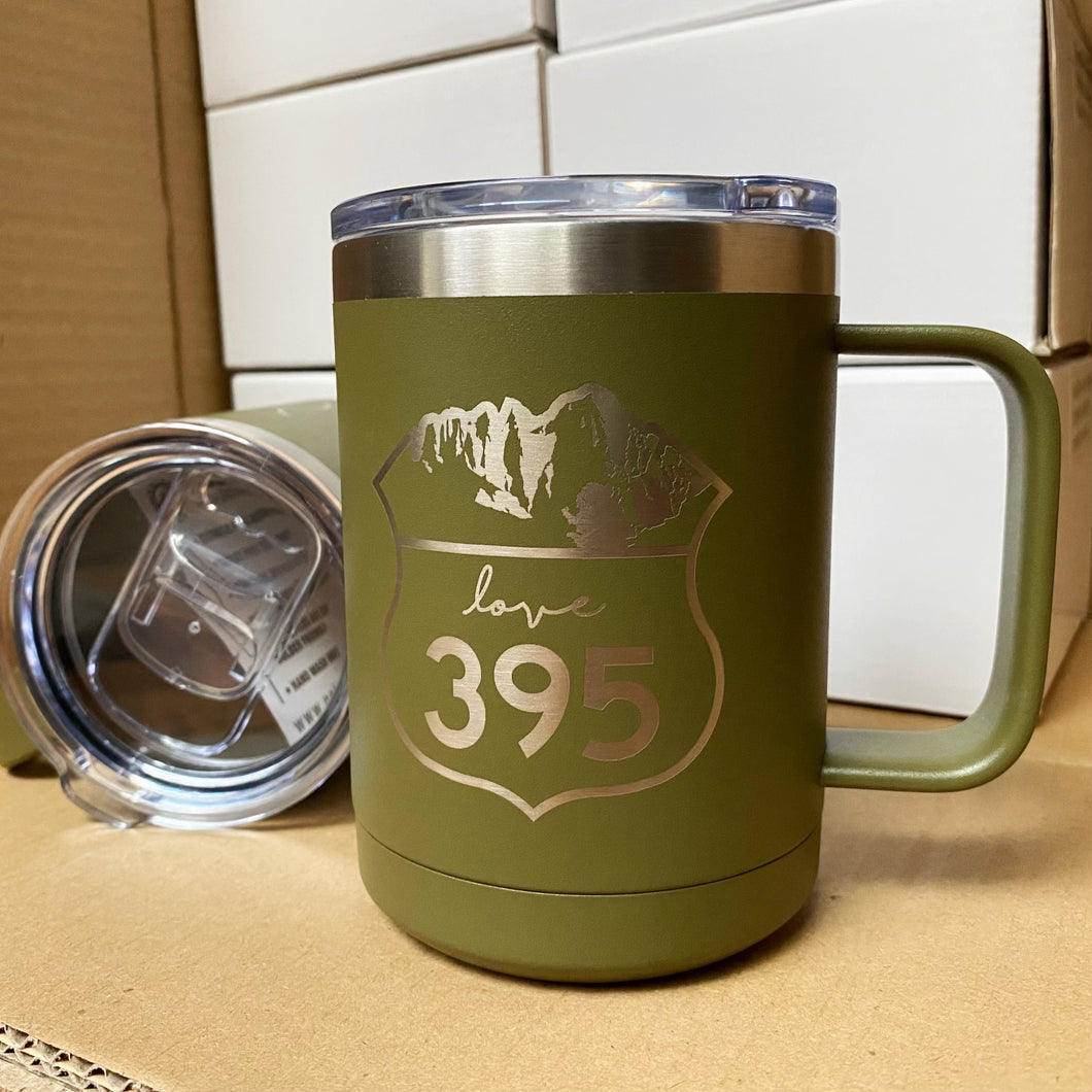 Mug - 15oz with handle & Love 395 logo
