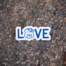 4" LOVE sticker