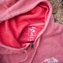 Unisex Logo Zip Hooded Sweatshirt (Pomegranate)