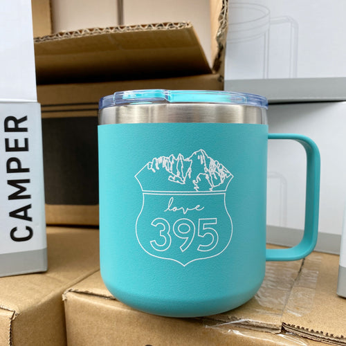 Camper Insulated Mug, Mint