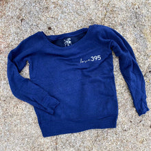 Women's Love 395 embroidered off-the-shoulder sweatshirt