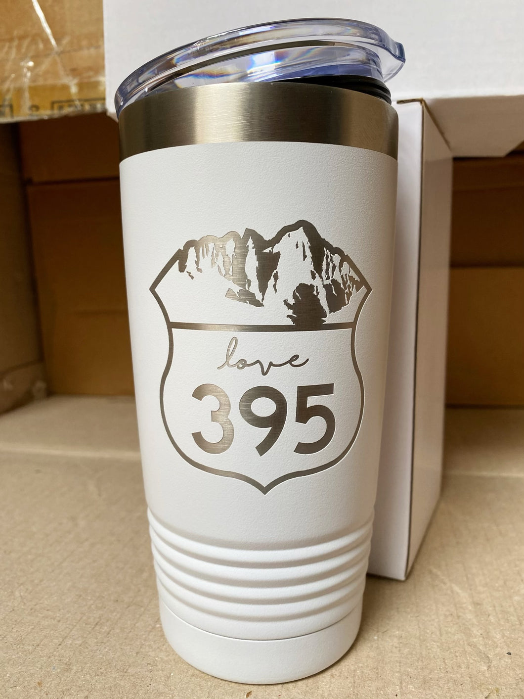 Laser Etched Monogrammed Yeti Style Coffee Tumbler Rivet Design from Salmon  Olive
